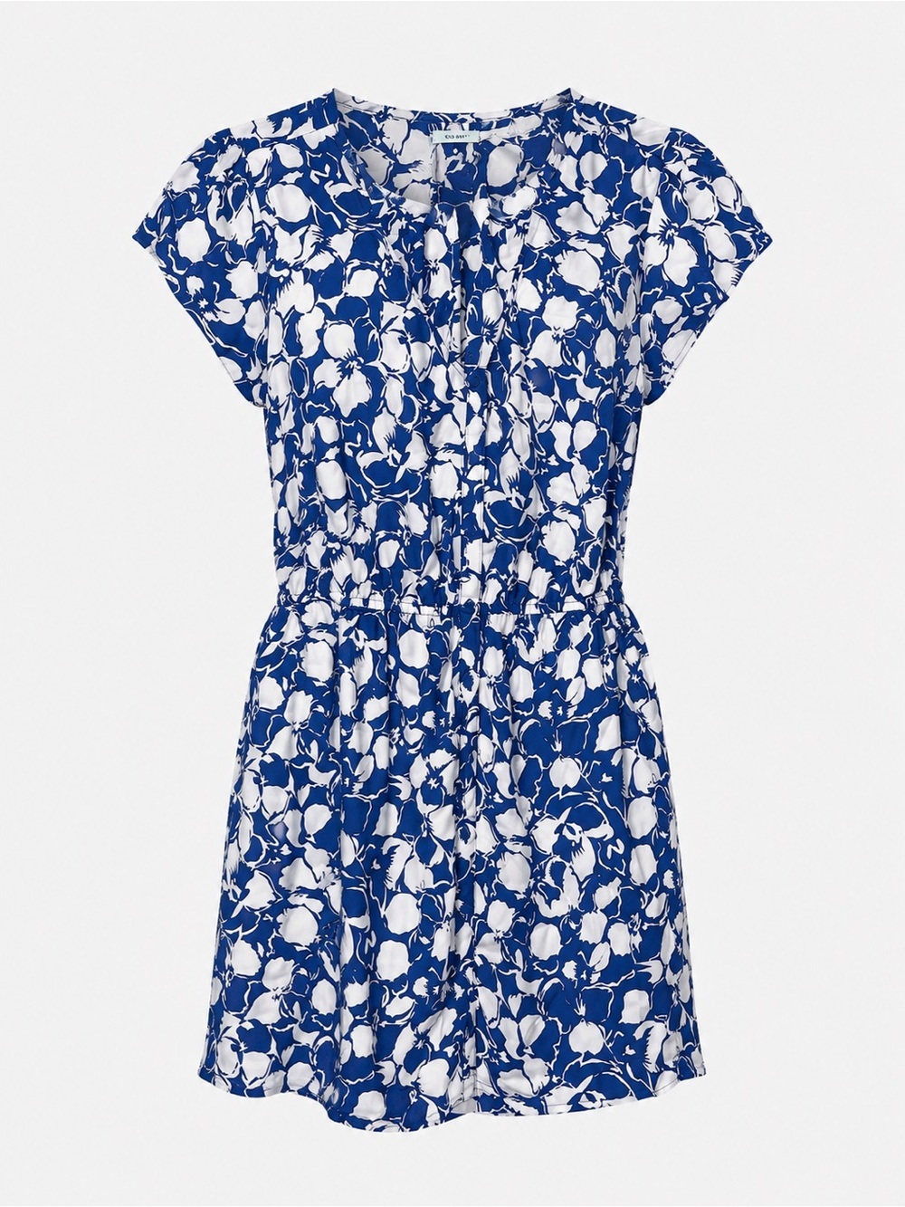 Kimchi Blue blue/white floral mini dress, large